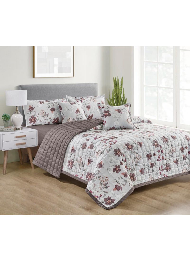 Moon - Double quilt set with fixed compressed filling, consisting of 6 pieces, king size 230*250 cm - Image 1