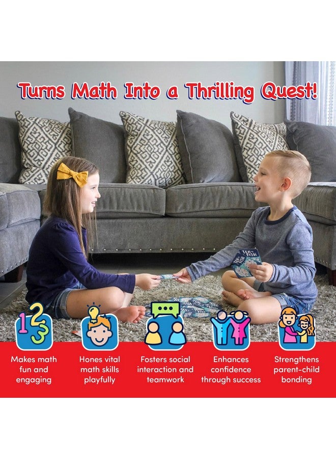 Absolute Zero Ten Fish Math Card Game - Family Friendly Educational Cool Math Games For Kids - Elementary And Kindergarten Learning Activities Help Boys And Girls To Learn Mathematics In A Fun, Interactive Way - Image 4