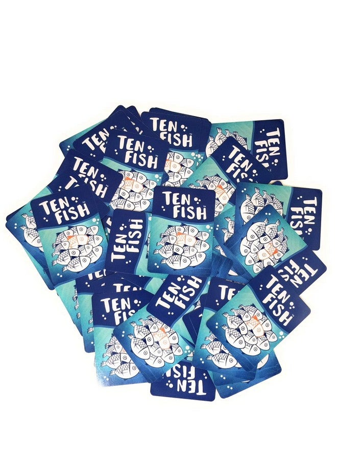 Absolute Zero Ten Fish Math Card Game - Family Friendly Educational Cool Math Games For Kids - Elementary And Kindergarten Learning Activities Help Boys And Girls To Learn Mathematics In A Fun, Interactive Way - Image 2