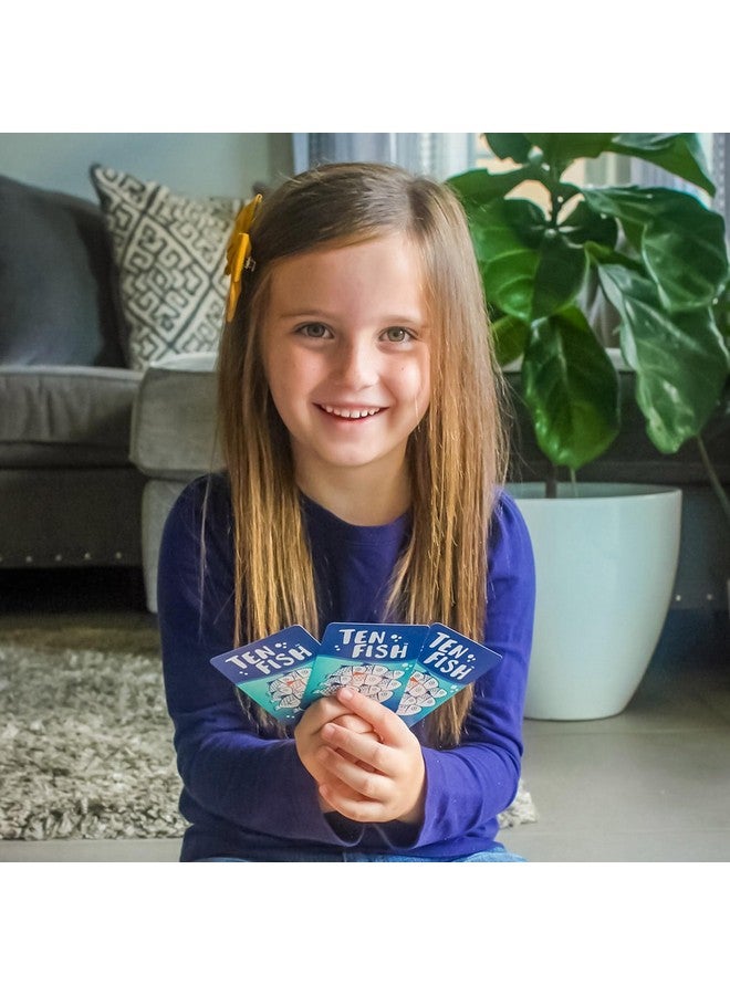 Absolute Zero Ten Fish Math Card Game - Family Friendly Educational Cool Math Games For Kids - Elementary And Kindergarten Learning Activities Help Boys And Girls To Learn Mathematics In A Fun, Interactive Way - Image 3