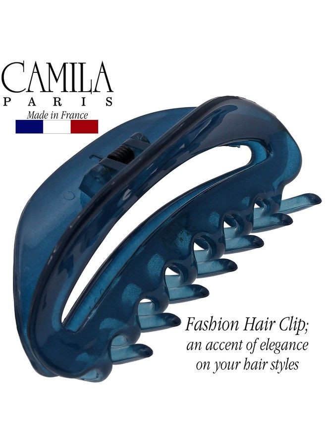 CAMILA Paris Cp3125 French Hair Clip For Women Blue Girls Hair Claw Clip Jaw Fashion Durable And Styling Hair Accessories For Women Luxury Ladies Strong Hold No Slip Grip Clamp Made In France - Image 5