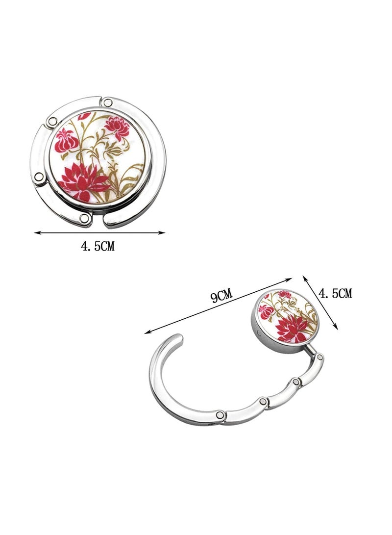 Y&D Handbag Hangers,Set of 4 Purse Hook for Table Storage Folding Decor Hook,Women's Bag Hanger Holder Mixed Color,1.77x3.54in - Image 5