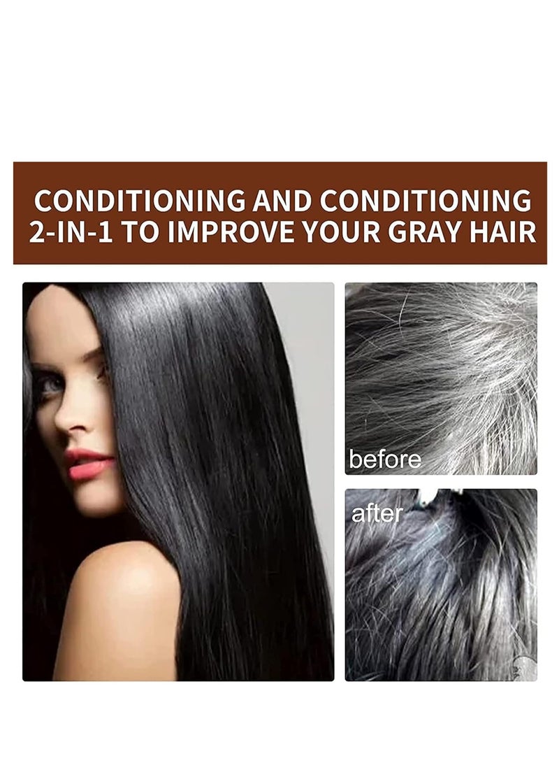 100g Polygonum Multiflorum Shampoo Soap, Black and Thick Hair Polygonum Bar, He Shou Wu Shampoo Soap, Natural Polygonum Hair Soap, Promotes Hair Growth and Prevents Hair Loss (1PCS) - Image 2