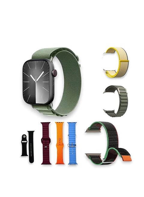 S10 Max Smart Watch with 7 Watch Bands Supports calls anser/Chat GPT/NFC/Sports Mode