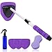 X XINDELL XINDELL Windshield Cleaner Tool 24 Extendable Car Window Cleaner for Interior Exterior Glass Long Handle for HardtoReach Areas 4 Microfiber Pads Spray Bottle Car Home Glass Kit - Image 2