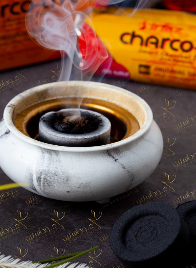 irfaz Irfaz Charco Lite Bakhoor Charcoal Quick Lighting and Long Lasting Incense Charcoal Tablets for Oud, Bakhoor and Incense - 80 Pieces per Box  (4 Boxes Compo Pack - 320 Total Pieces)  - Image 3
