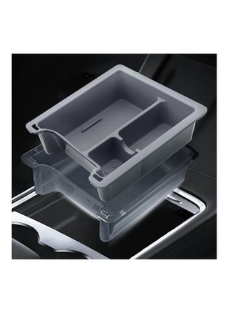 Light Transmission Design Center Console Organizer Tray For 2021 2023 Tesla Model Y Model 3, Washable Silicone Liner Refresh Console Model 3 Model Y Accessories, 3 Compartments, Gray Trim - pzsku/ZE8EE7932ED36D9BA83D3Z/45/_/1695022062/ef658d50-e08f-4ca4-81ca-583bd8ad2a80