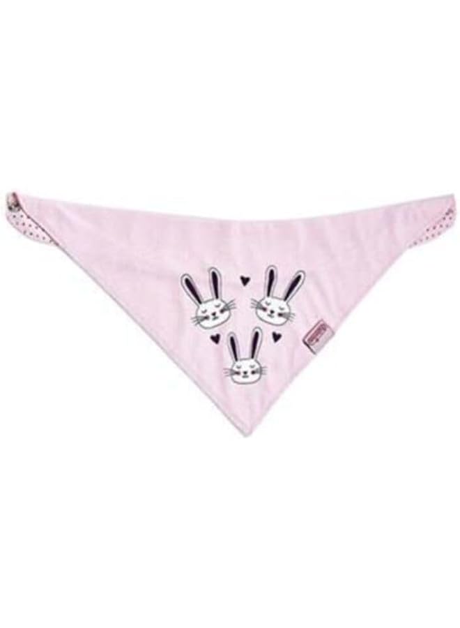 BabyJem Cotton Traingle Bib For Girls Pink