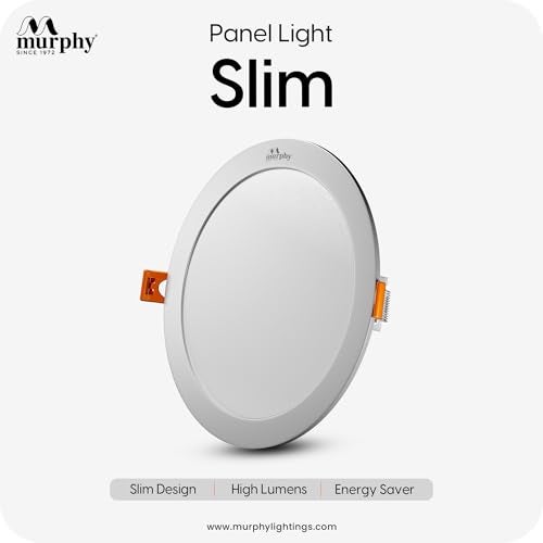 Murphy Aluminium 22-Watt Slim Round Led Panel Ceiling Light (Cool White, Pack Of 4) - Image 3