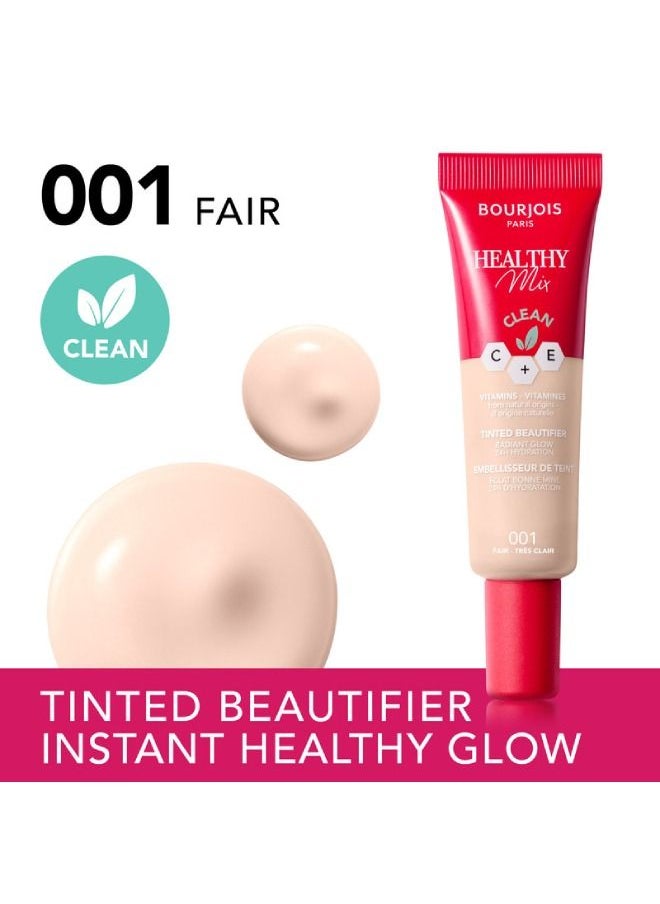 BOURJOIS PARIS Healthy Mix Tinted Beautifier – 001– Fair, 30ml  - Image 4