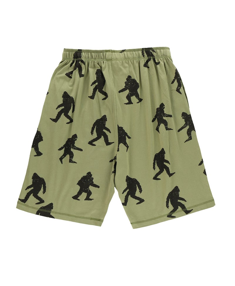 Lazy One Pajama Shorts for Men, Men's Pajama Bottoms, Sleepwear, Mythical, Creature (Bigfoot, Medium) - Image 4