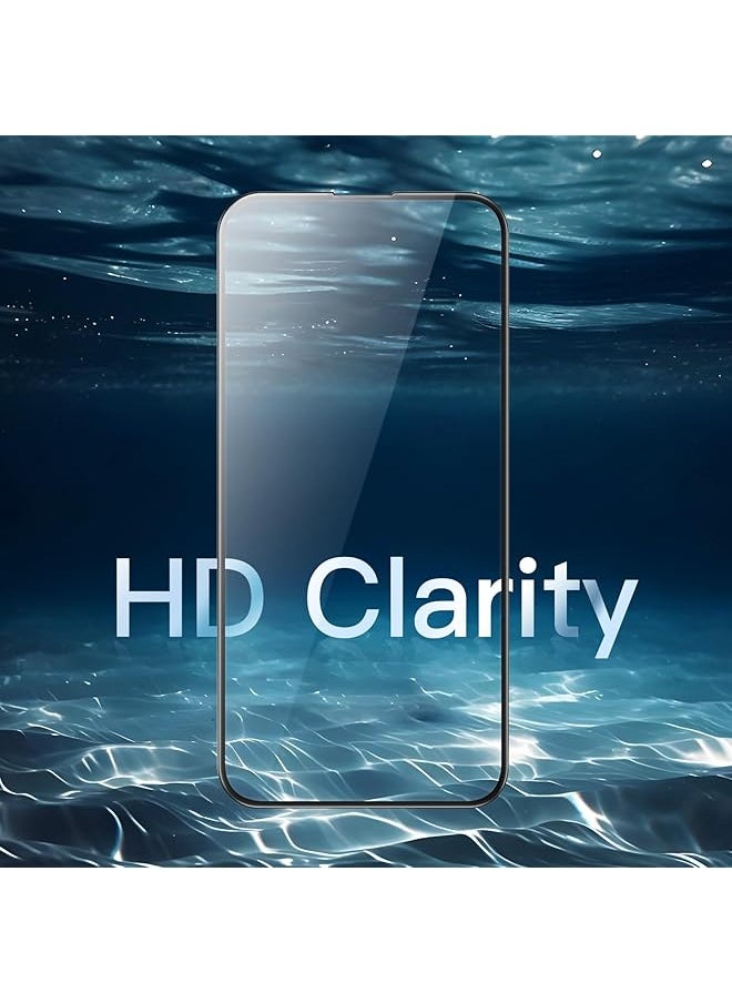 Jetech - Full Coverage Screen Protector For Iphone 15 6.1 Inch 10 Second Super Easy Installation With One Step Alignment Tray Bubble Free Tempered Glass Film Hd Clear 2 Pack - Image 1