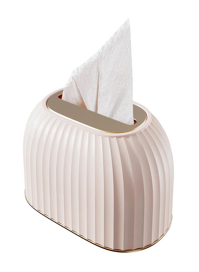 oddpod™ Streak Tissue Box Holder with Automatic Spring/Desktop Facial Paper Towel Dispenser for Office, Home, Restaurants, cafes, Hotels & Hospitals - Lavender - Image 1