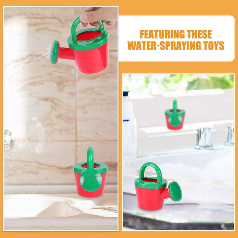 4pcs Watering Can Bath Toy Watering Cans For Kids Bath Mini Watering Pot Toy Kids Watering Can Beach Watering Can Kids Watering Can Beach Toy - Image 4