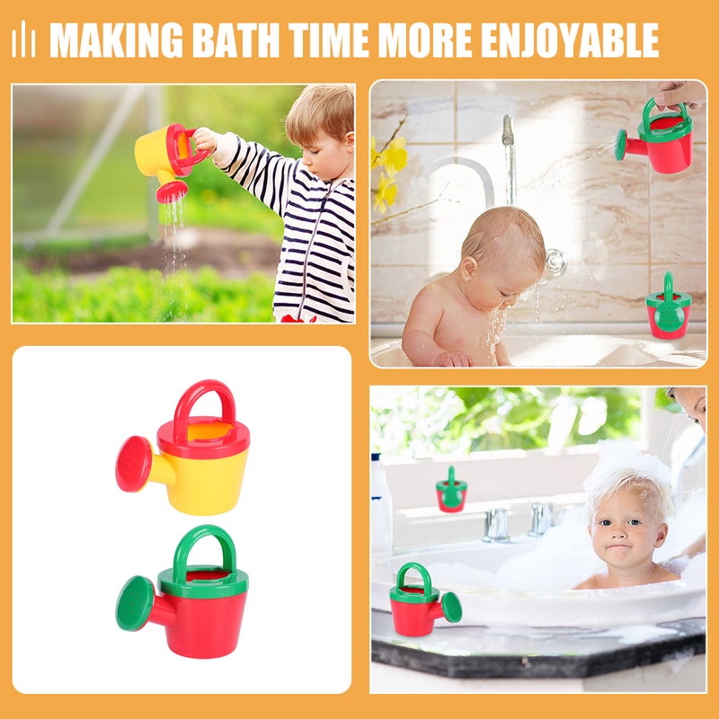 4pcs Watering Can Bath Toy Watering Cans For Kids Bath Mini Watering Pot Toy Kids Watering Can Beach Watering Can Kids Watering Can Beach Toy - Image 2