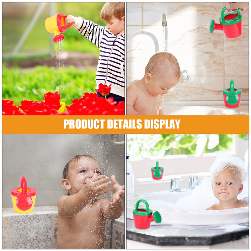 4pcs Watering Can Bath Toy Watering Cans For Kids Bath Mini Watering Pot Toy Kids Watering Can Beach Watering Can Kids Watering Can Beach Toy - Image 5