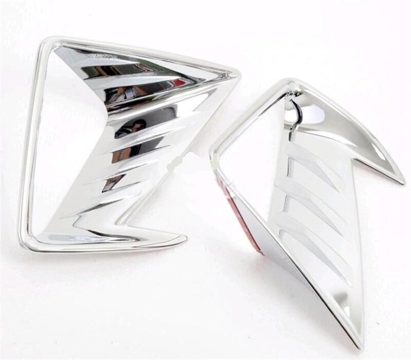 QASULER Chrome Front Fog Light Covers for Toyota RAV4 - Image 1