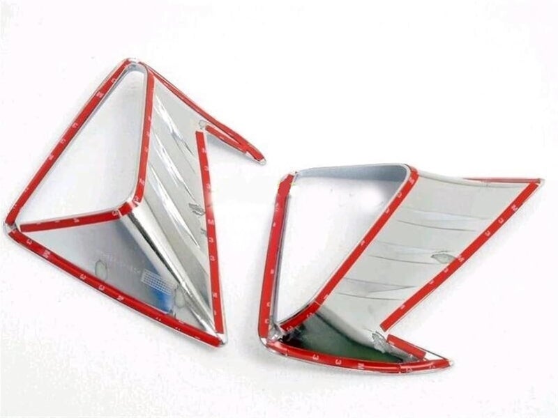 QASULER Chrome Front Fog Light Covers for Toyota RAV4 - Image 3
