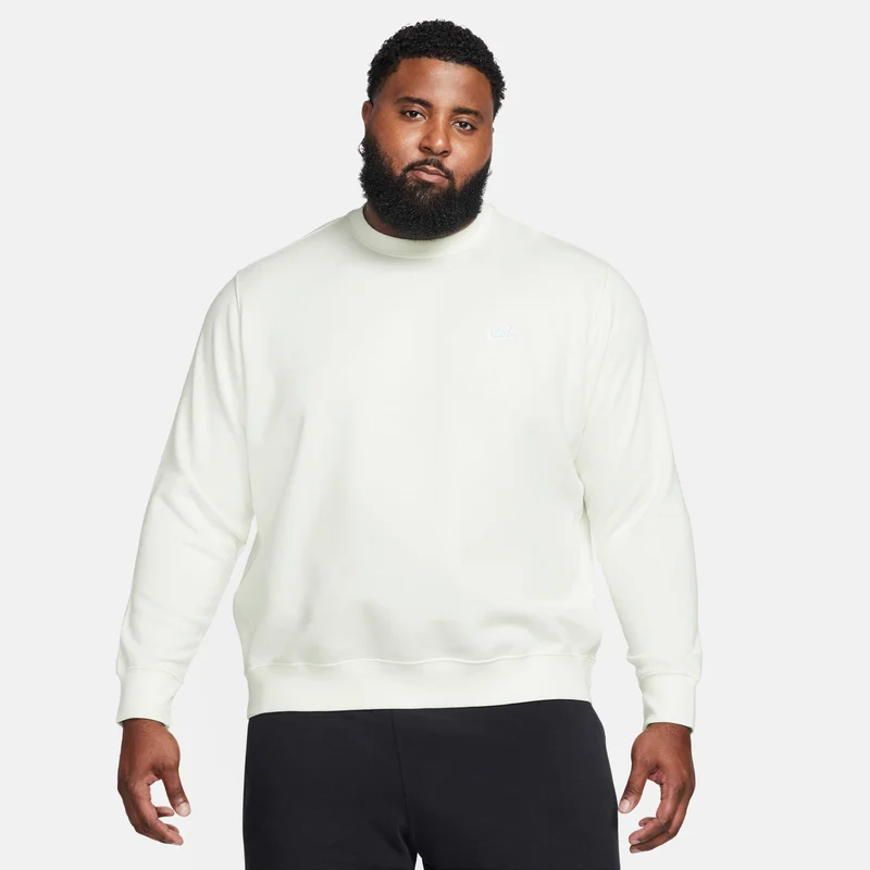 نايكي سبورتسوير كلوب فليس سويتشيرت كرو