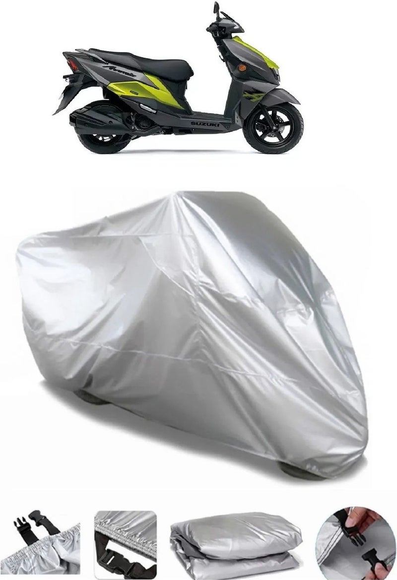 Breen Suzuki Avenis 125 Grey Waterproof Motorcycle Canvas Premium  - Image 1