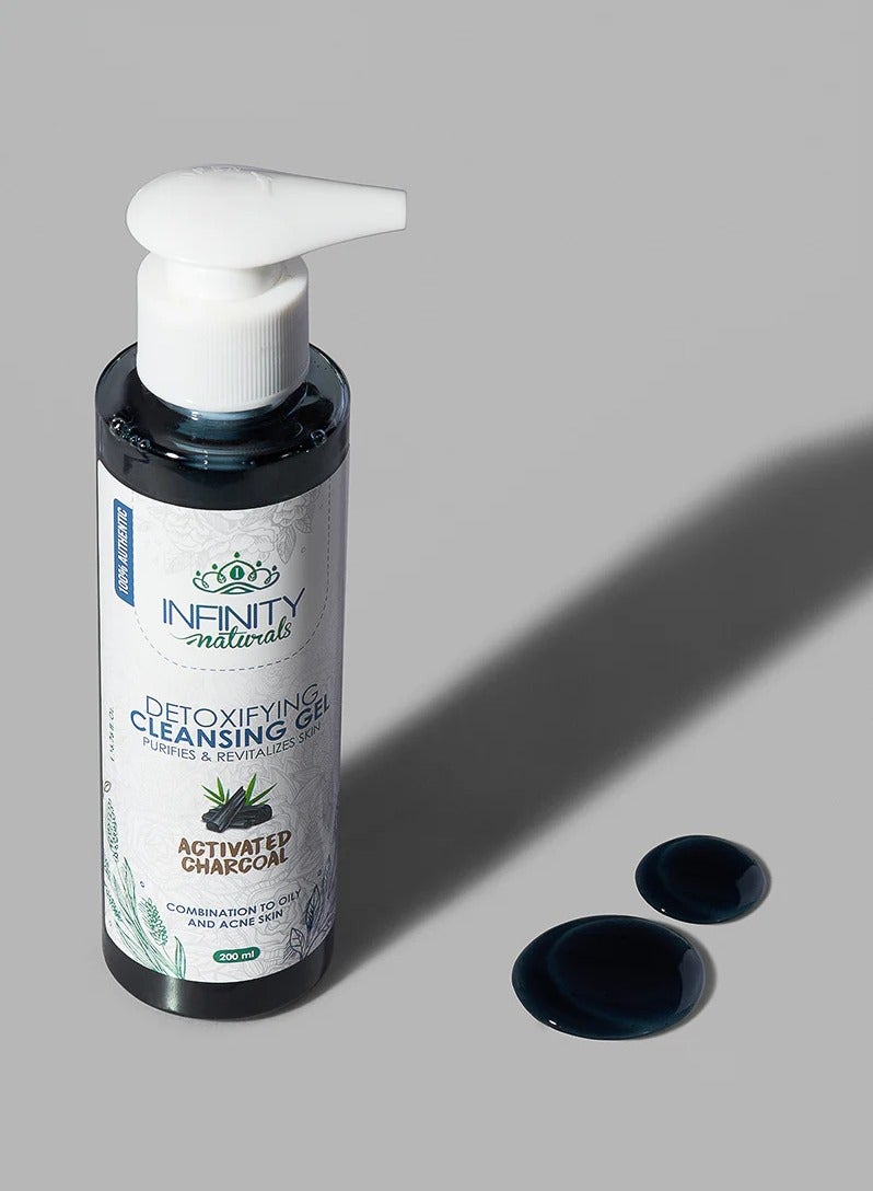 Infinity Detoxifying Cleansing Gel Activated Charcoal 200gm - Image 3