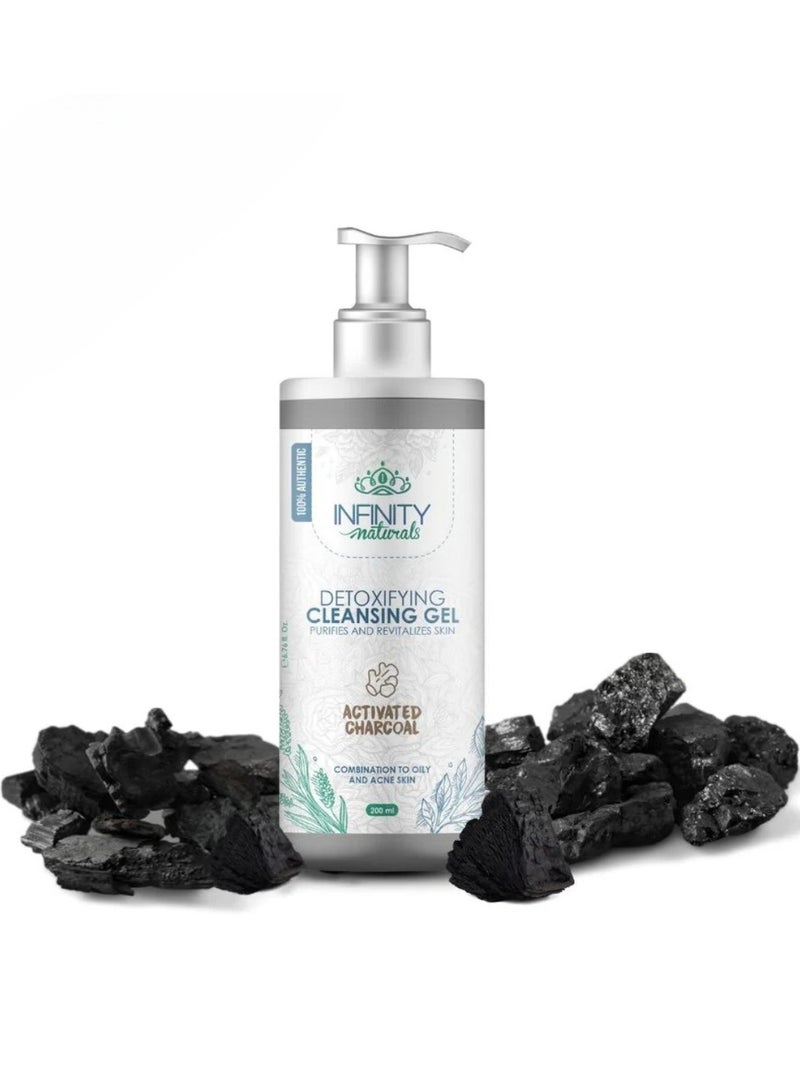 Infinity Detoxifying Cleansing Gel Activated Charcoal 200gm - Image 5