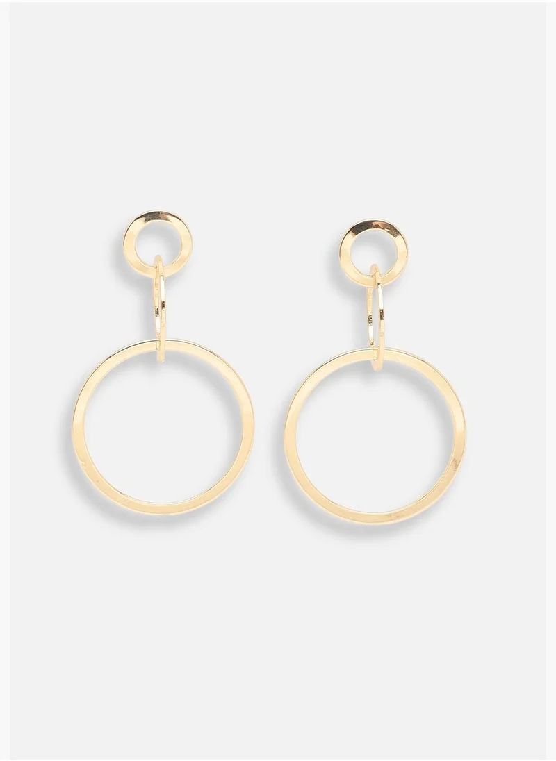 SOHI Gold Plated Party Designer Drop Earring For Women