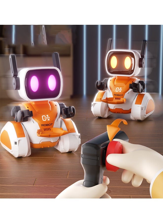 روبوت لعبة روبوت تتبع الضوء بالتحكم عن بعد 2.4G، روبوت يتحكم بالإيماءات باستشعار الضوء، روبوت محاكاة توصيل الأشياء، لعبة روبوت تعليمية تفاعلية للأطفال في مجال العلوم والتكنولوجيا والهندسة والرياضيات (STEM)، هدية مناسبة للبنين والبنات. - Image 4