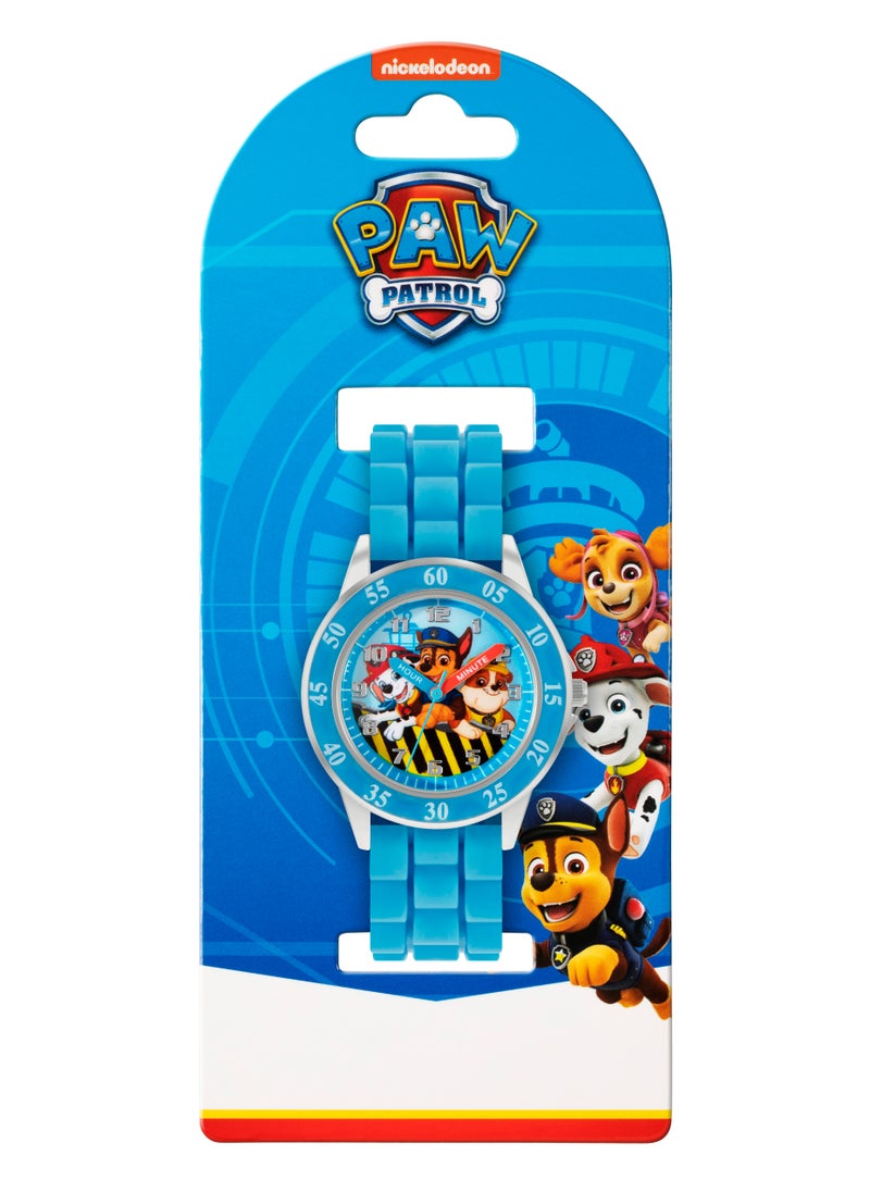 PAW PATROL Nickelodeon Paw Patrol Blue Silicon Strap Boys Watch -  PAW9030  - Image 5