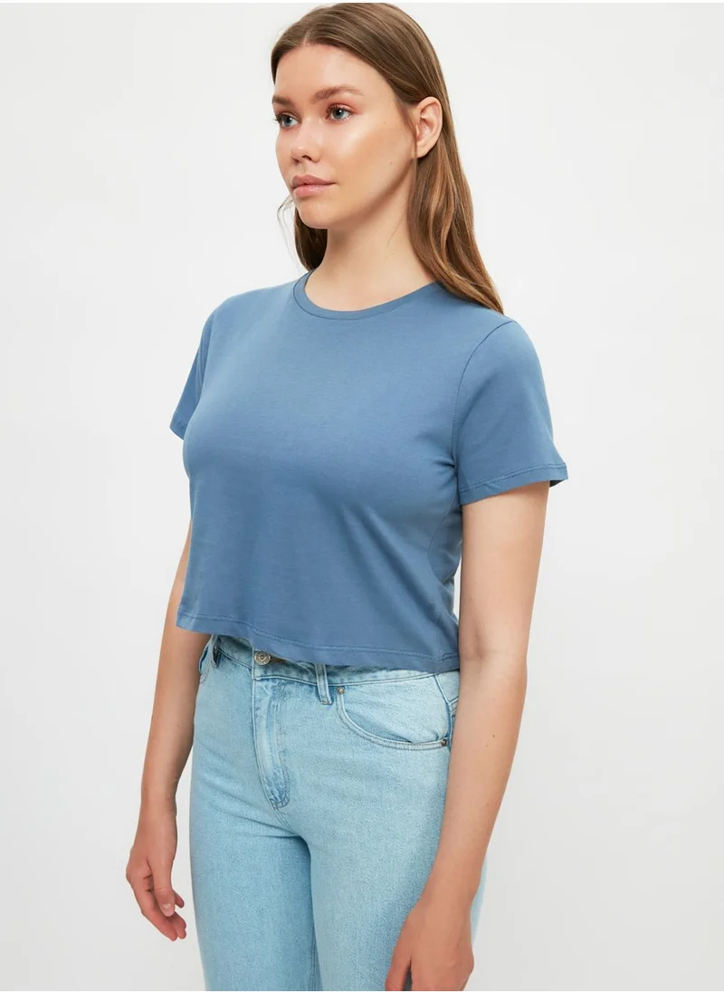 trendyol Graphic Knitted T-Shirt