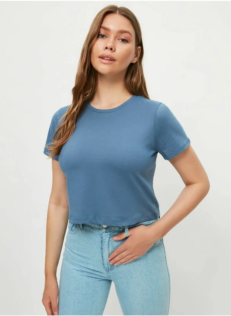 trendyol Graphic Knitted T-Shirt