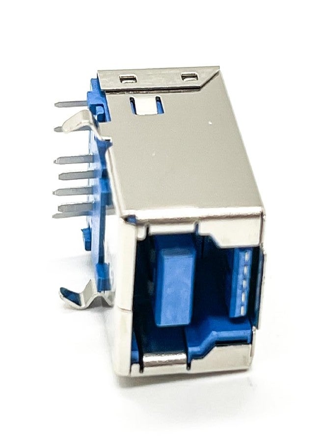 Elecbee 2PCS USB 3.0 Type B Female Right Angled Through Hole for PCB Mount - Image 4