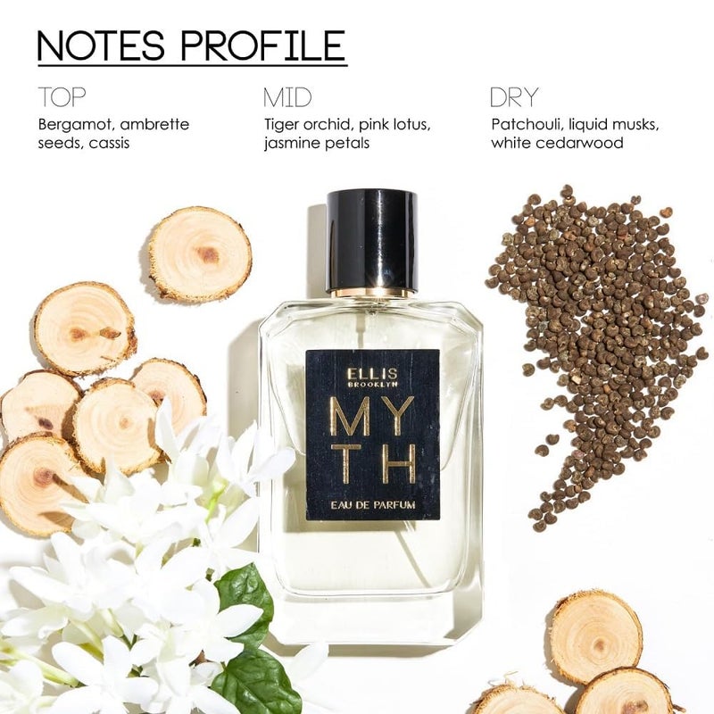 Ellis Brooklyn MYTH Eau De Parfum - Musk Perfume For Women with Bergamot, Tiger Orchid, Jasmine Musks, & Patchouli, Vegan Perfume Made In The USA - Image 4