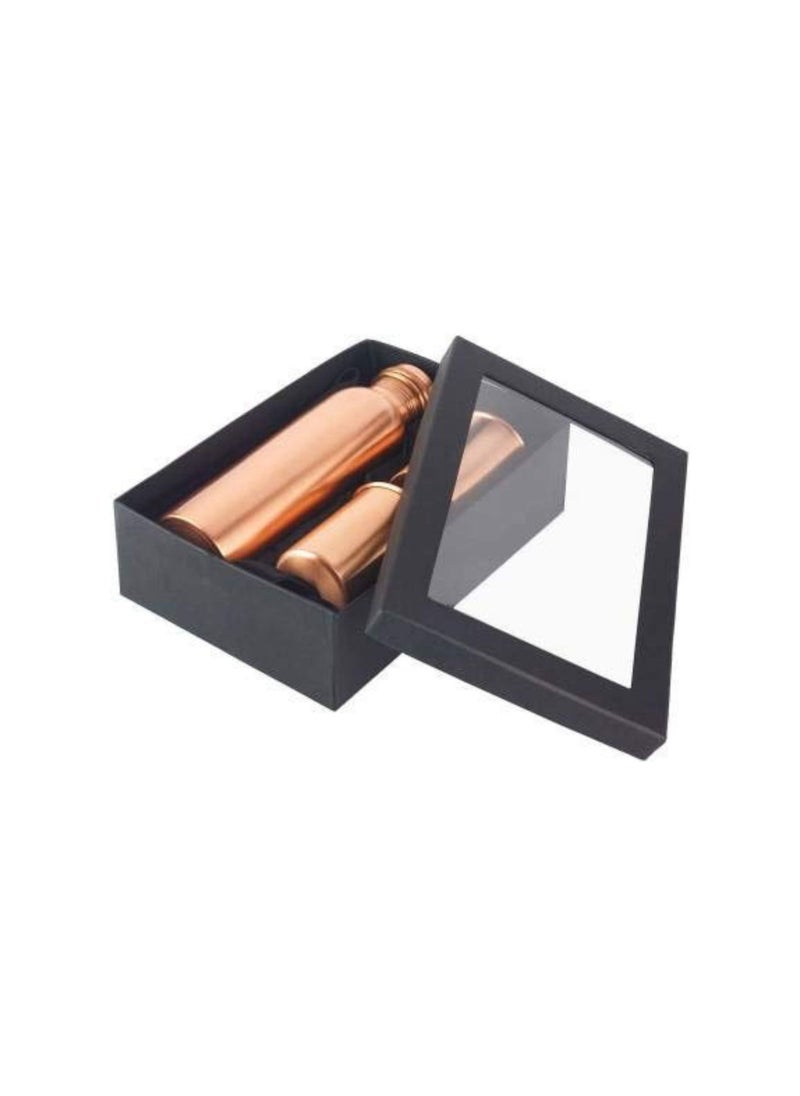 Ensure - Pure Copper Bottle 1000ml Pure Copper Bottle And 2 Glass Set - Image 1
