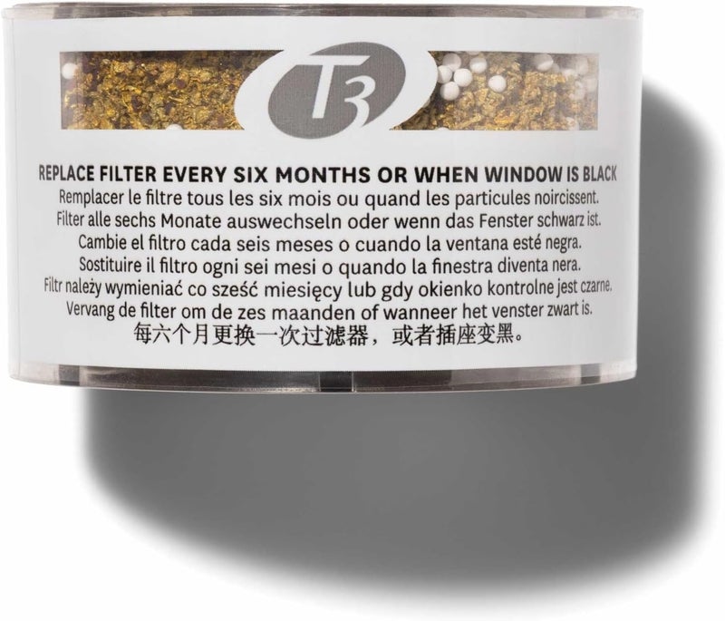 T3 Source Showerhead Replacement Water Filter - Compatible with T3 Source Showerhead Model No. 73302