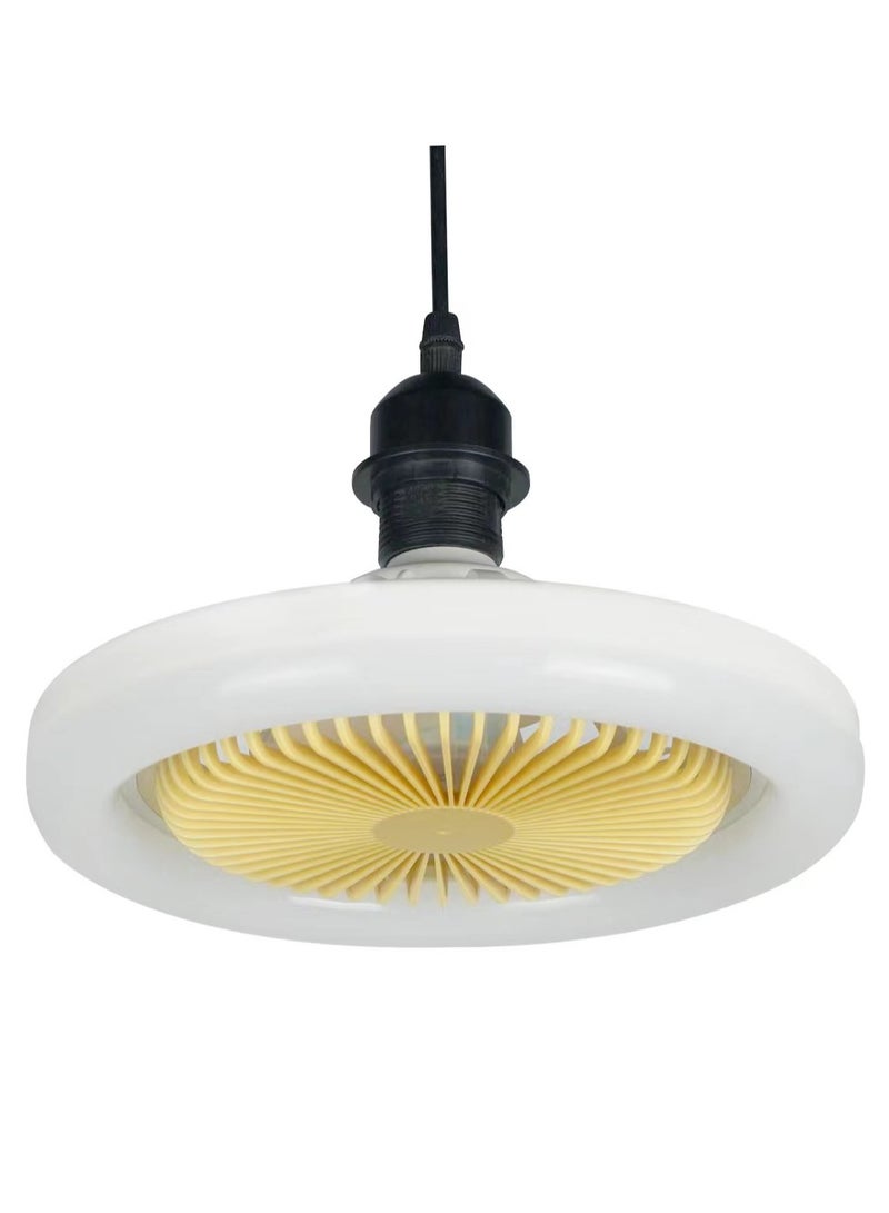 Y&D LED Ceiling Fan Lamp, Mute Home Dining Room Bedroom Dormitory Chandelier, Remote Control Adjustment Lamp  - Image 2