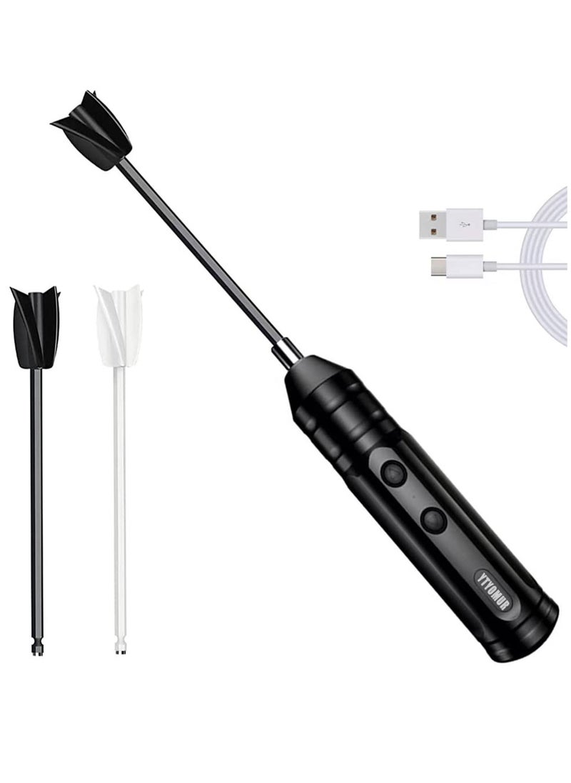 Excefore - Epoxy Resin Mixer, Handheld Rechargeable Powerful and Slow Motor for Epoxy Resin with 2pcs Epoxy Mixer Paddles, Silicone, Paint Mixing, Without Bubbles DIY Crafts Jewelry Resin Casting - Image 1