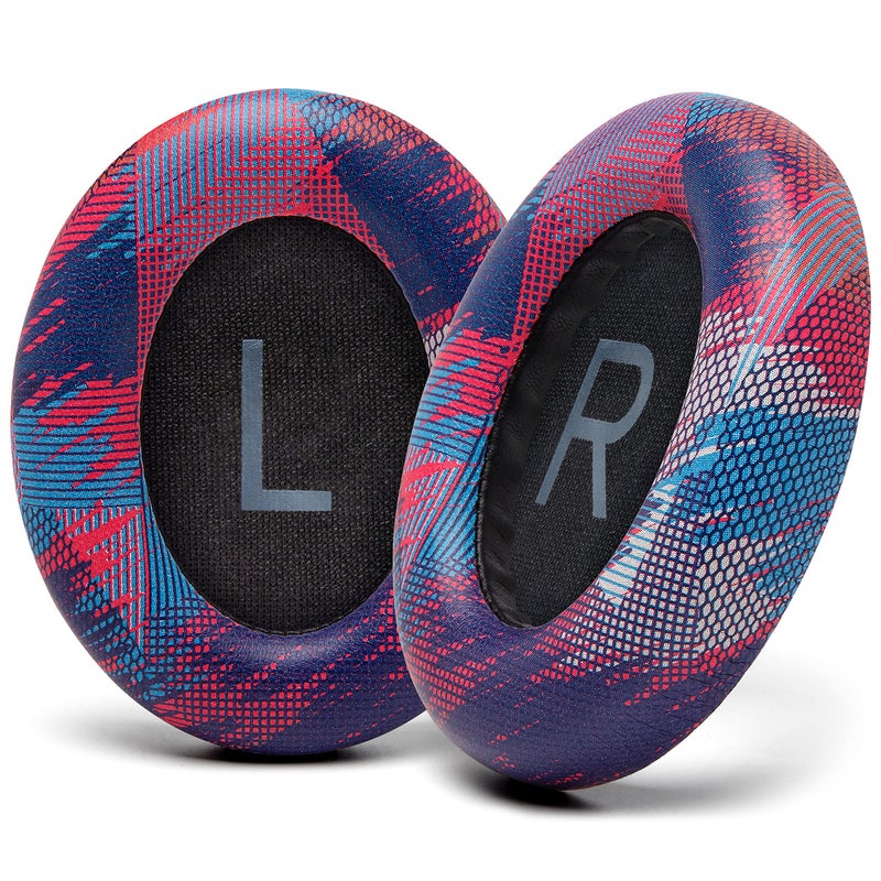 WC Wicked Cushions Upgraded Replacement Ear Pads for Bose 700 Noise Cancelling Headphones (NC700) - Softer PU Leather, Luxurious Memory Foam, Added Thickness, Extra Durable Ear Cushions |(Speed Racer) - Image 1