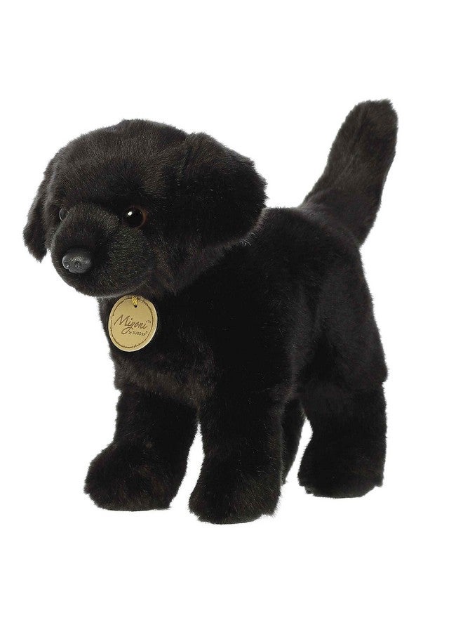Aurora® Realistic Miyoni® Black Labrador Stuffed Animal - Lifelike Detail - Cherished Companionship - Black 10 Inches - Image 1