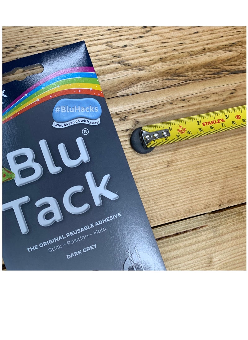 Bostik Bostik Blu Tack Grey, Multipurpose Reusable Adhesive, Clean, Safe & Easy to Use, Non-Toxic, 64g  - Image 3
