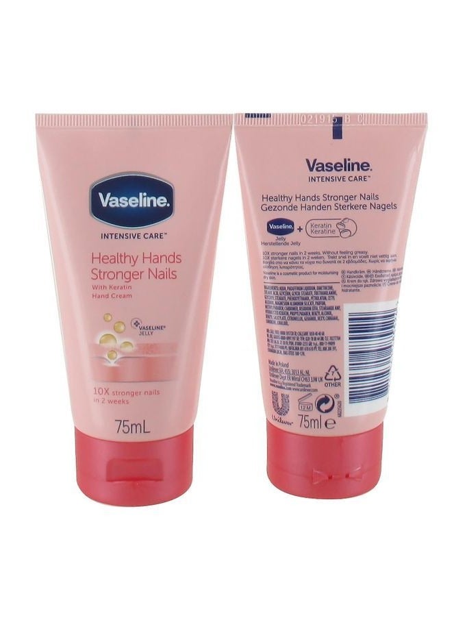 Vaseline Intensive Care Keratin Nail And Hand Cream Clear 75ml - Image 1