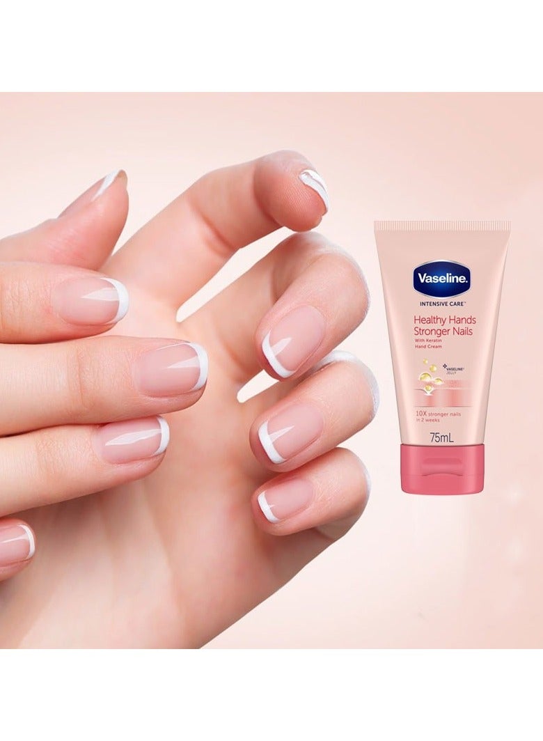 Vaseline Intensive Care Keratin Nail And Hand Cream Clear 75ml - Image 3