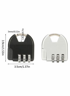 Excefore Luggage Locks, 4 Pcs Password Travel Lock  - Image 3