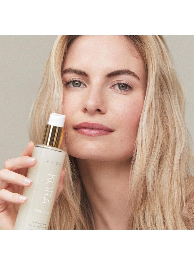 كورا أوجانيكس منظف زيت الفطر الحليبي ينظف ويغذي عضويًا معتمدًا ولم يتم الإساءة إلى الحيوانات لتصنيعه، 5.07 أونصة - Image 3