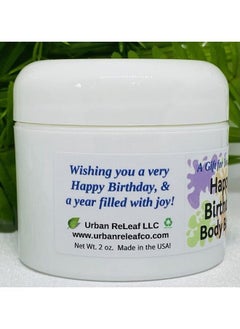 Urban ReLeaf Happy Birthday Body Balm! Fresh Citrus Spice Natural Shea Butter & Essential Oils Thoughtful Gift! Gender Neutral Unisex Scent Deeply Moisturizing. Special Present  - Image 3