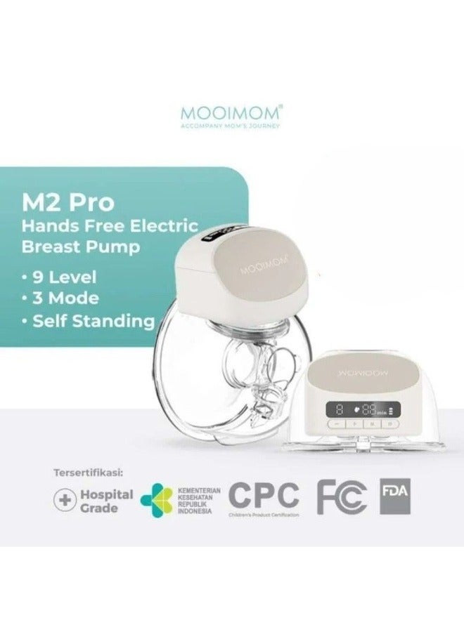 MOOIMOM Hands-Free Electric Breast Pump M2 Pro