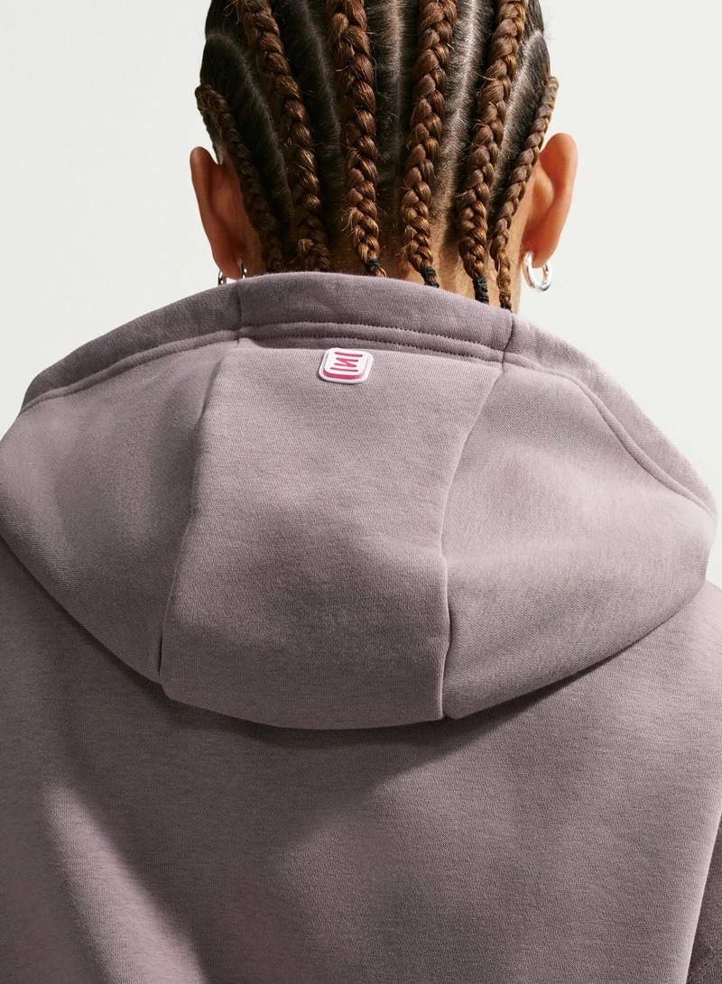 Nike LT VIOLET ORE Shox Phoenix Fleece Hoodie for Women | Best Price UAE