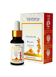 VOLAMENA WITH DEVICE Kurkum Gauri Ultra Glow Oil With Turmeric And 6 Beauty Oils 15 Ml 0.5 Fl Oz  - Image 1