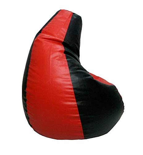 TRUE 2 F Teardrop Bean Bag Cover Without Beans Cover only RedBlack XXXL - Image 2