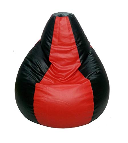 TRUE 2 F Teardrop Bean Bag Cover Without Beans Cover only RedBlack XXXL - Image 1